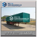 China new condition tri-axles Steel semi-trailer,Van transport semi-trailer
